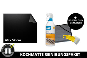 Kochmatte - 60 x 52 cm + Reinigungspaket + kostenloser Schaber