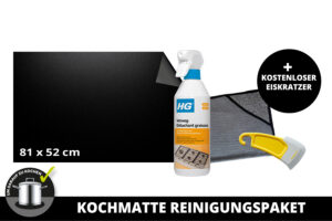 Kochmatte - 81 x 52 cm + Reinigungspaket + kostenloser Schaber