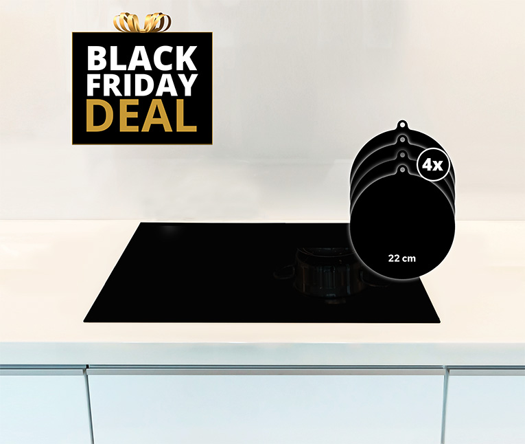 Black Friday Deal Kochmatte Vorteil Flat Lay Collectie