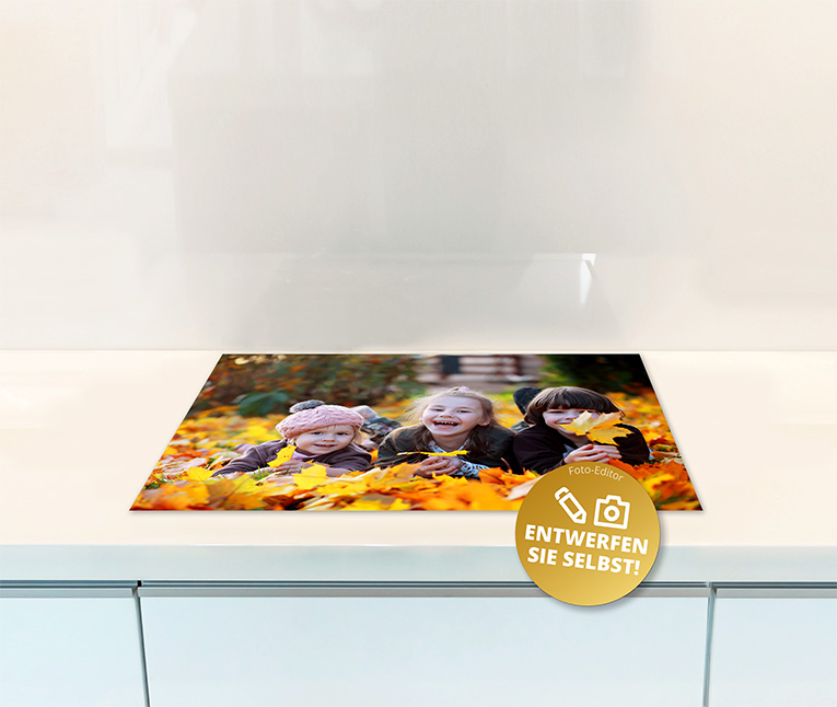 Eigenes Druck Induktionsschutz Banner Herfst-2 Flat Lay Collectie